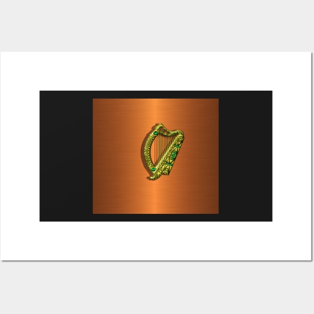 Irish Harp Wall Art by declancarr